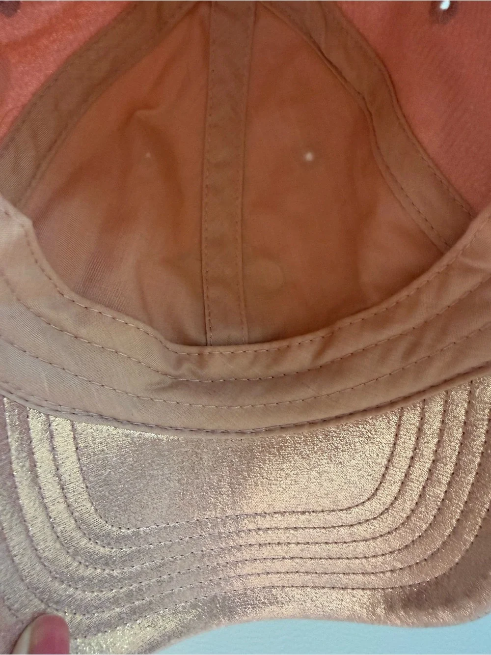 Disney Parks Briar Rose Gold Baseball Cap Hat Pink Sequins Mickey Icon Adult